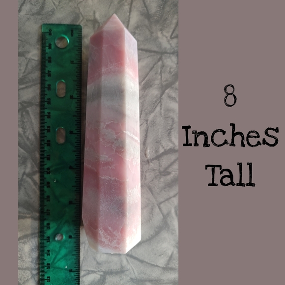 Peruvian Pink Opal Tower - Picture 4 of 7